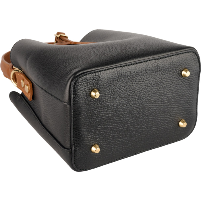 Geanta Elara din piele 100% naturala ,negru,8249 [4]