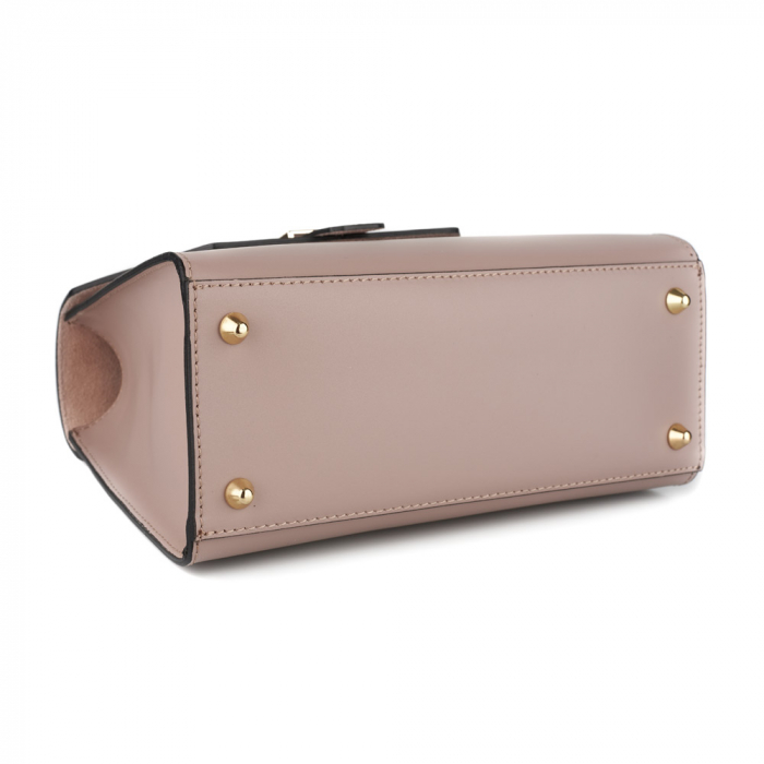 Geantă Fergie, din piele naturală taupe deschis, 8183 [4]