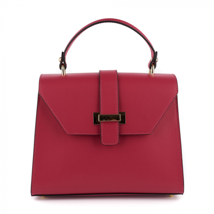 Geantă Fergie, din piele naturală magenta, 8183 [2]