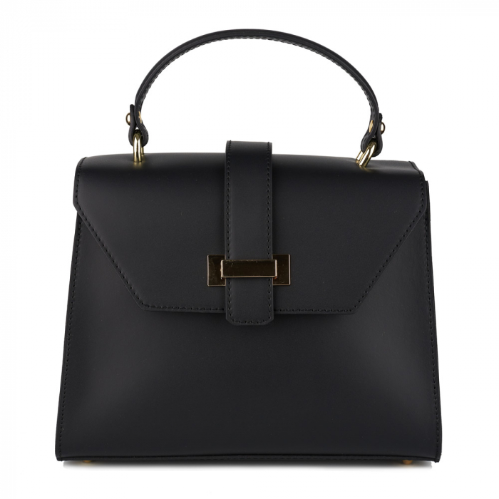 Geantă Fergie, din piele naturală neagra, 8183 [2]