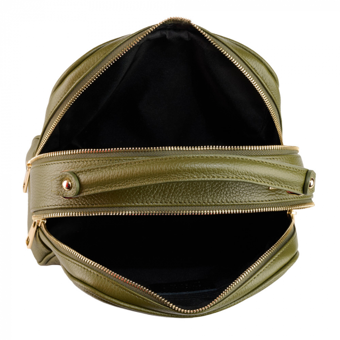 Geanta Frida, din piele naturala neagra ,8229 [5]