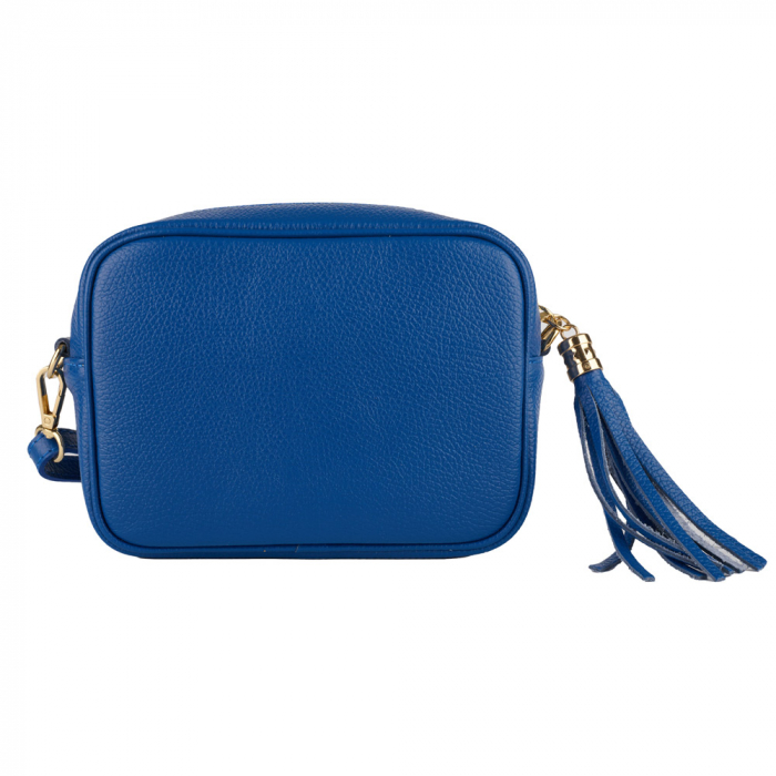 Geanta Gilda crossbody din piele naturala albastra 8110 [3]