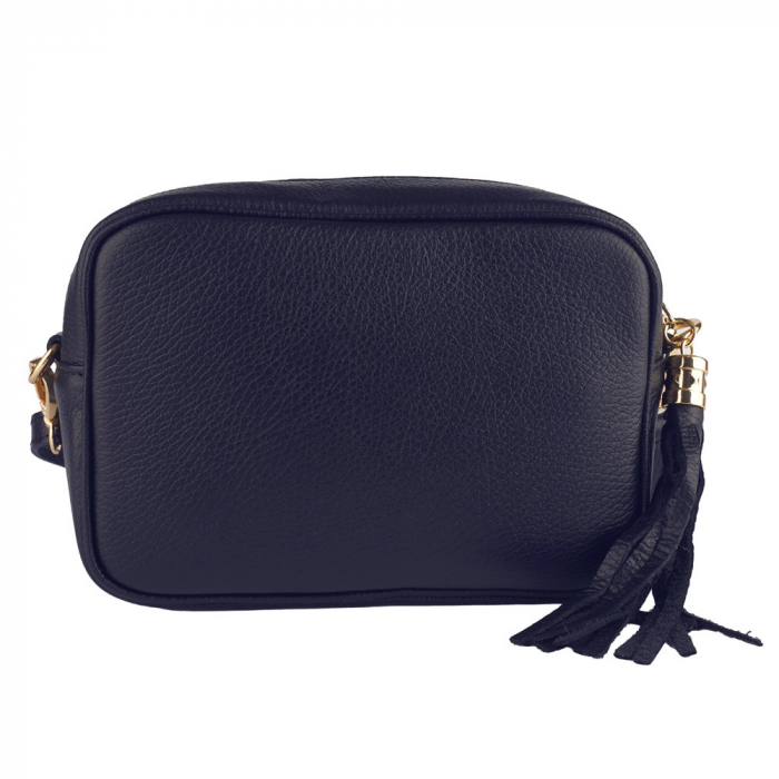 Geanta Gilda crossbody din piele naturala bleumarin 8210 [3]