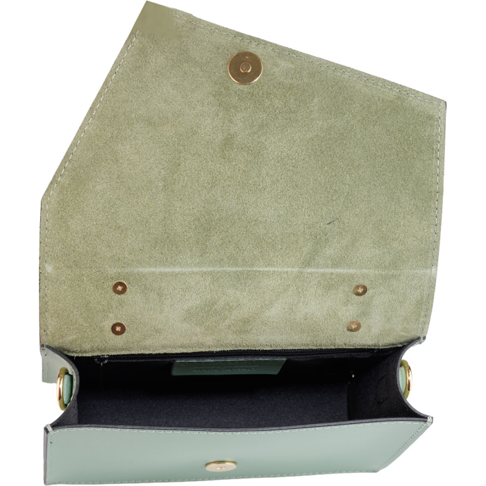 Geanta Grace,din piele 100% naturala verde menta, 8242 [4]