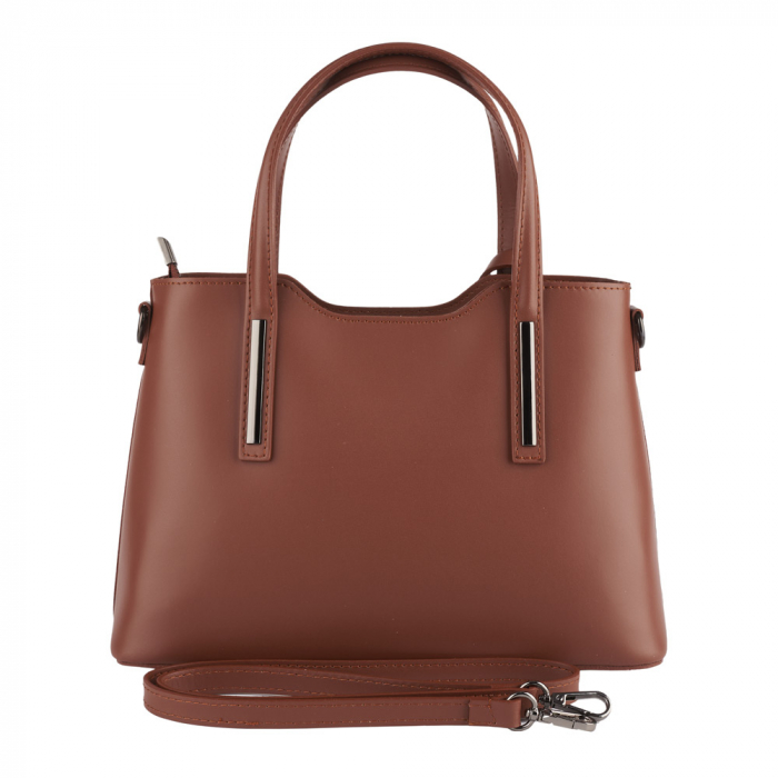 Geantă maro din piele naturală 8021 [2]