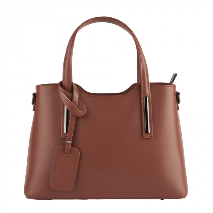 Geantă maro din piele naturală 8021 [3]