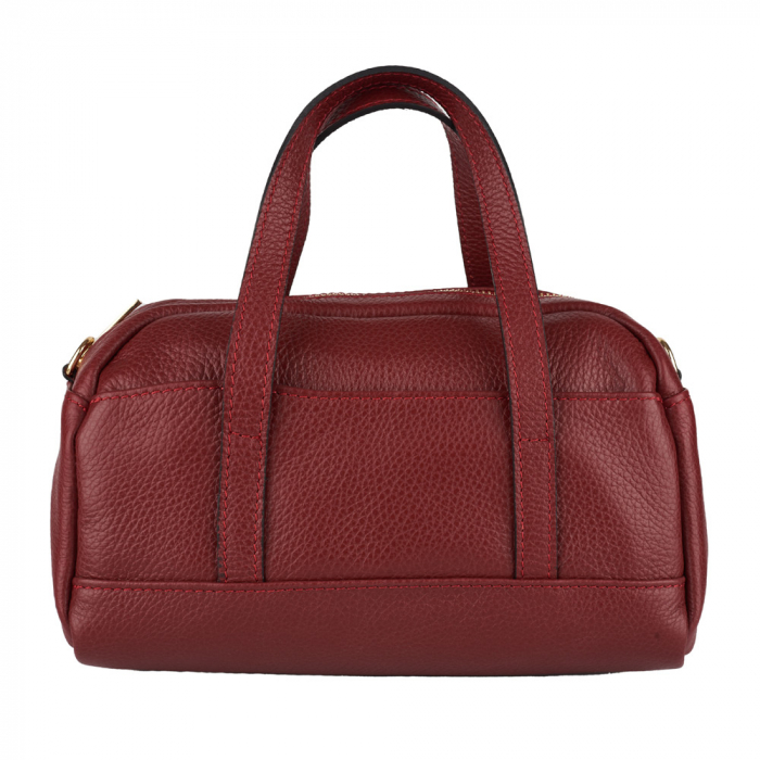 Geantă Harmony, din piele naturală rosu inchis, 8188 [2]