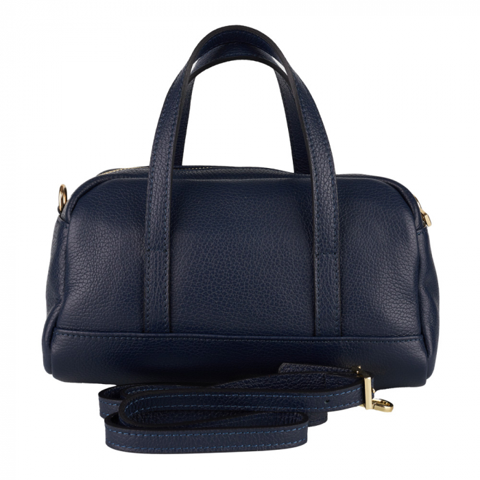 Geantă Harmony, din piele naturală bleumarin, 8188 [3]
