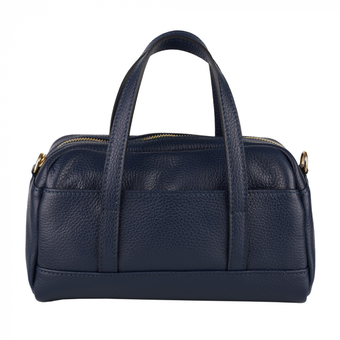 Geantă Harmony, din piele naturală bleumarin, 8188 [2]