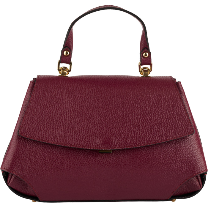 Geanta Imogen din piele 100% naturala,bordo,8243 [2]