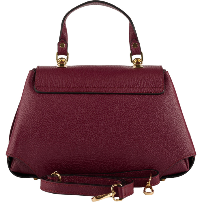 Geanta Imogen din piele 100% naturala,bordo,8243 [3]