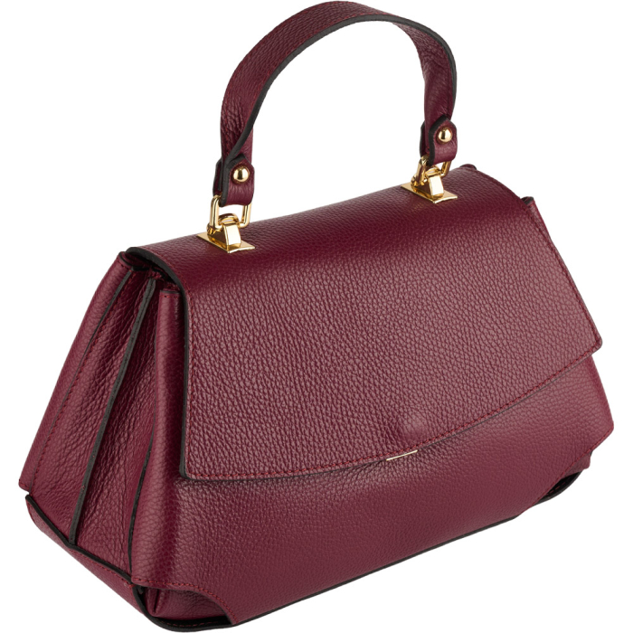 Geanta Imogen din piele 100% naturala,bordo,8243 [1]