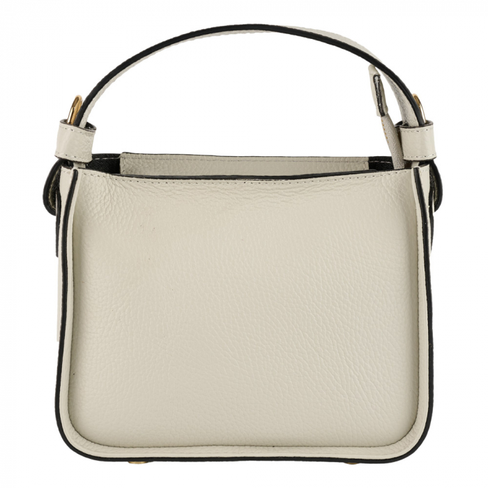 Geantă Indira, de mana ,de umar sau crossbody piele naturala gris deschis 8225 [2]