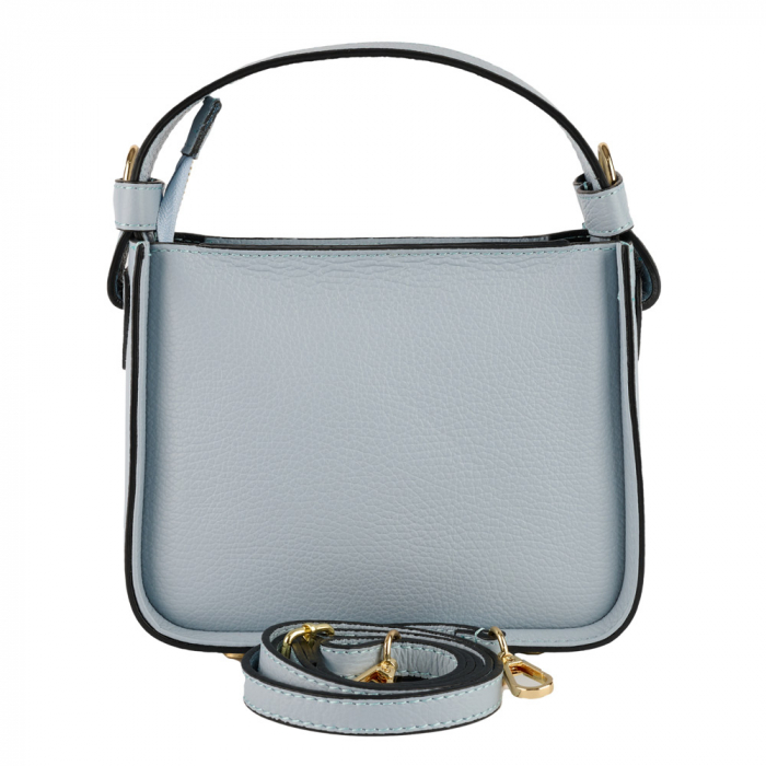 Geantă Indira, de mana ,de umar sau crossbody piele naturala bleo celeste [3]