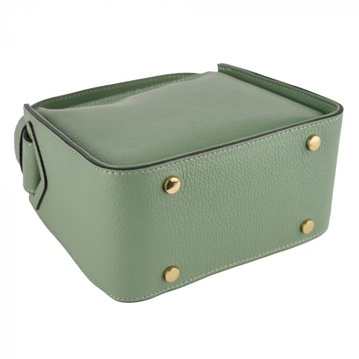 Geantă Indira, de mana ,de umar sau crossbody piele naturala menta [4]