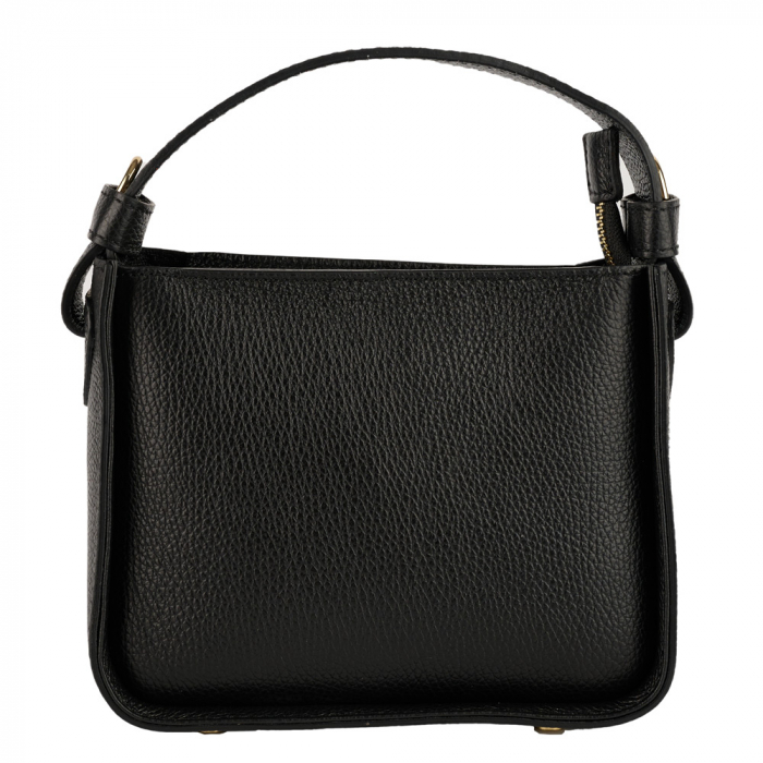 Geantă Indira, de mana ,de umar sau crossbody piele naturala negru 8225 [2]