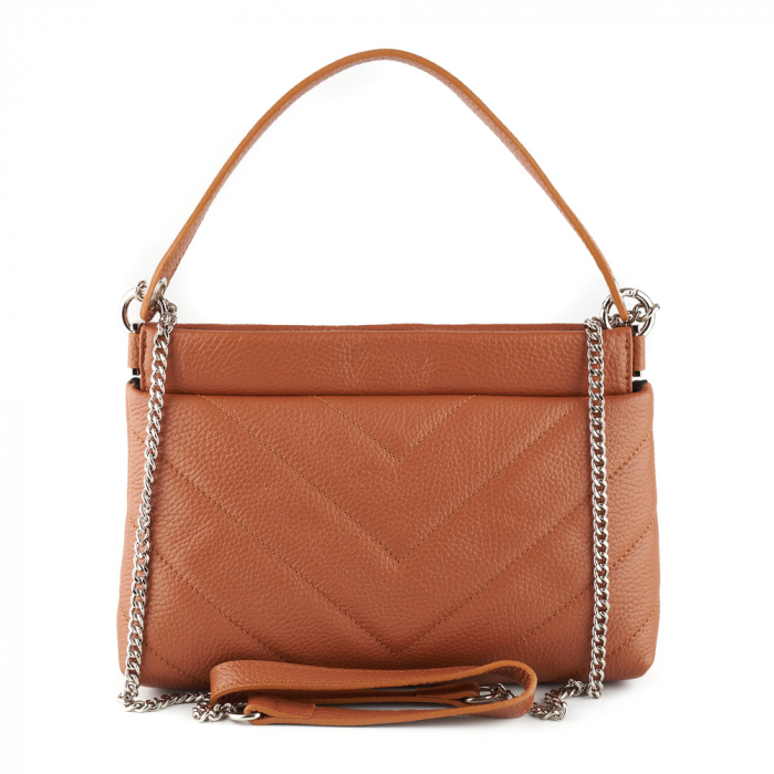 Geanta Inna, coniac din piele naturala 8122 [3]