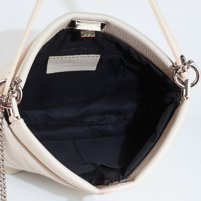 Geanta Inna, crem din piele naturala 8122 [4]