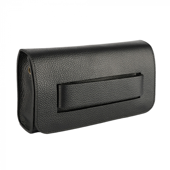 Geanta Isolde din piele naturala neagra 8216 [2]