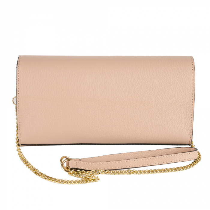 Geanta Isolde din piele naturala nude 8216 [2]