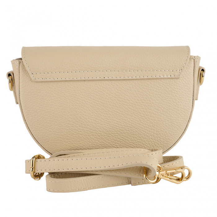 Geanta June,de mana sau tip crossbody din piele naturala crem 8224 [3]