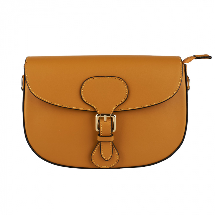 Geantă Laryssa, piele naturala galben mustar, 8191 [3]