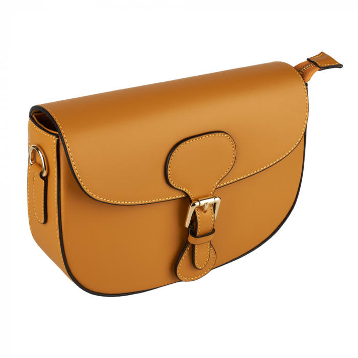 Geantă Laryssa, piele naturala galben mustar, 8191 [2]