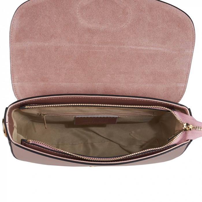 Geantă Laryssa, piele naturala roz sidefat, 8191 [5]