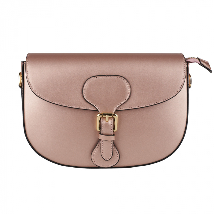 Geantă Laryssa, piele naturala roz sidefat, 8191 [3]