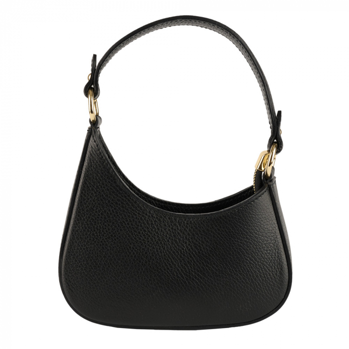 Geanta Leila din piele 100% naturala,negru 8235 [2]