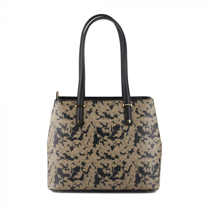 Geanta Ava, din piele naturala neagra 8137 [2]