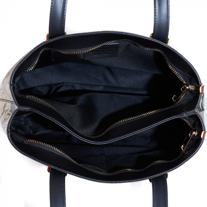 Geanta Ava, din piele naturala neagra 8137 [4]