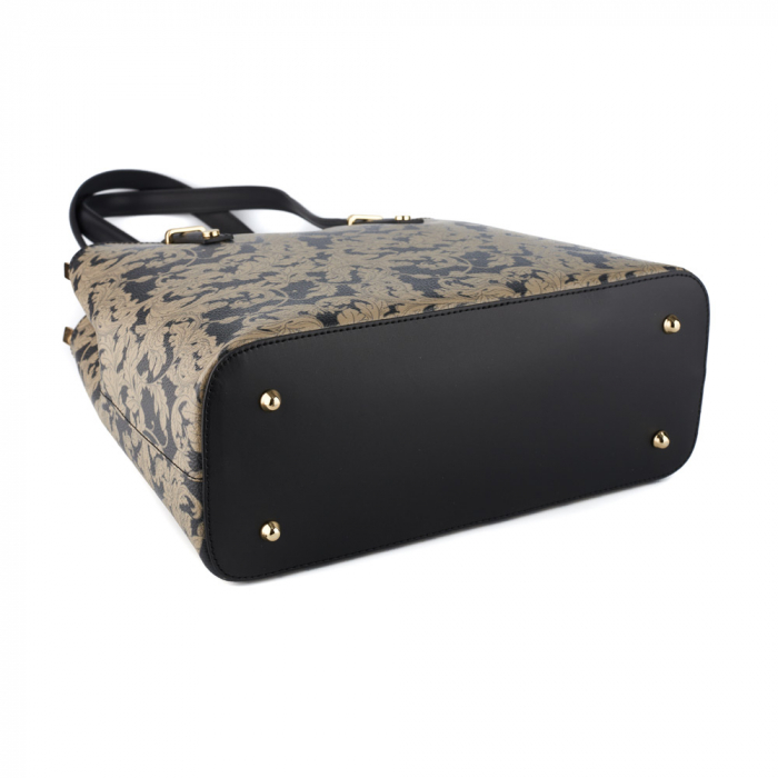 Geanta Ava, din piele naturala neagra 8137 [3]