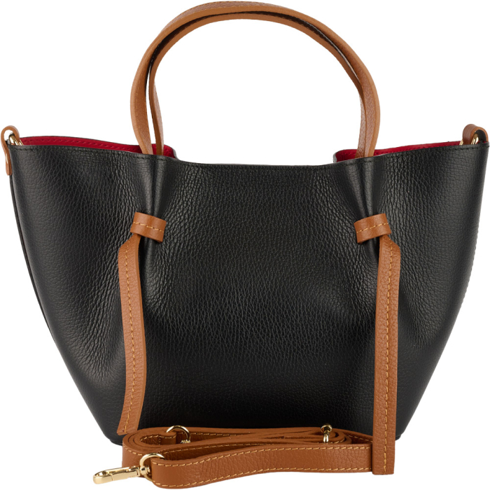 Geantă Maple, piele 100% naturala, negru,8241 [3]