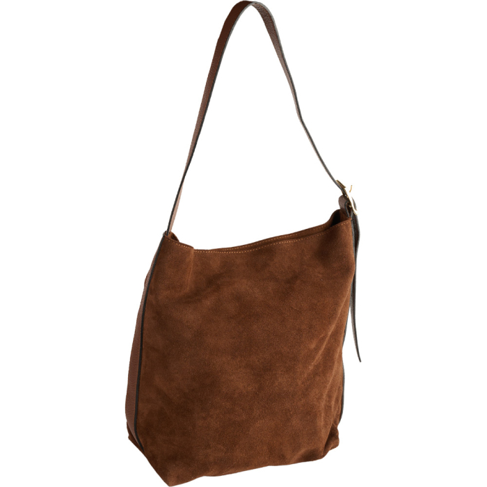 Geanta Margot din piele intoarsa 100% naturala maro coniac,8245 [1]