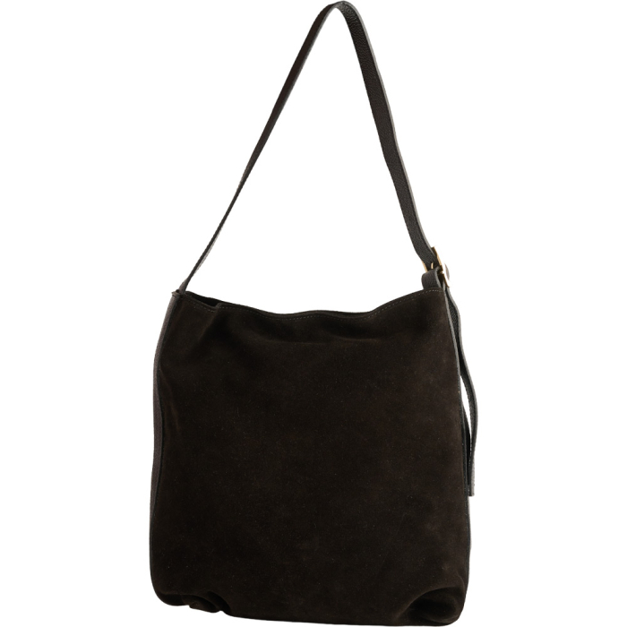 Geanta Margot din piele intoarsa 100% naturala negru,8245 [2]