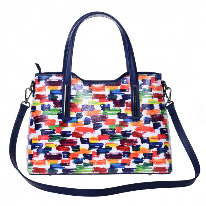 Geanta multicolora, cu elemente abstracte 8044 [3]