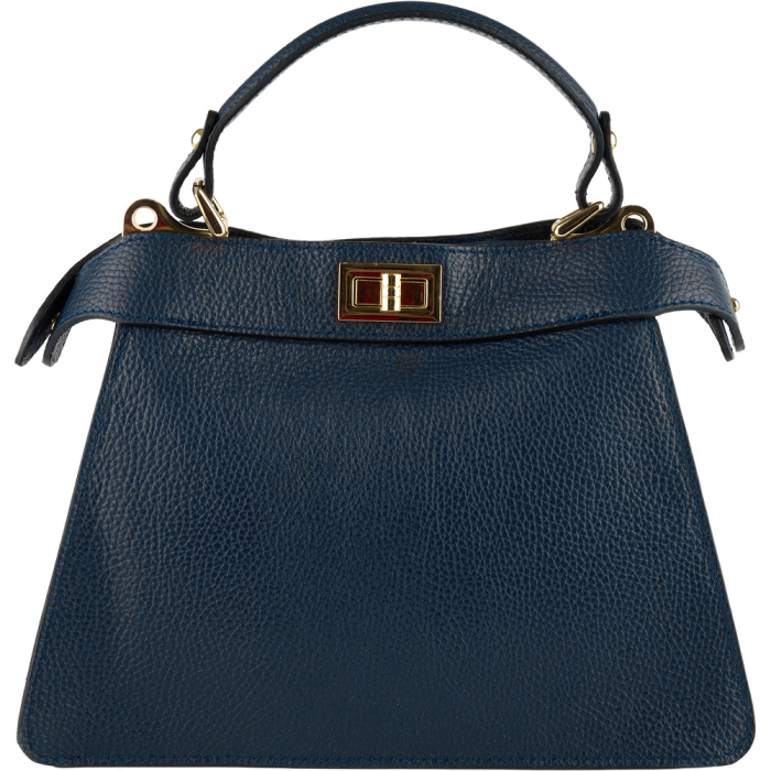 Geanta Nerina din piele 100% naturala,8250 bleumarin [2]