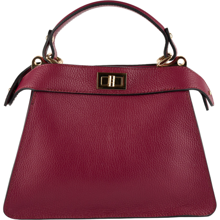 Geanta Nerina din piele 100% naturala,8250 bordo [2]