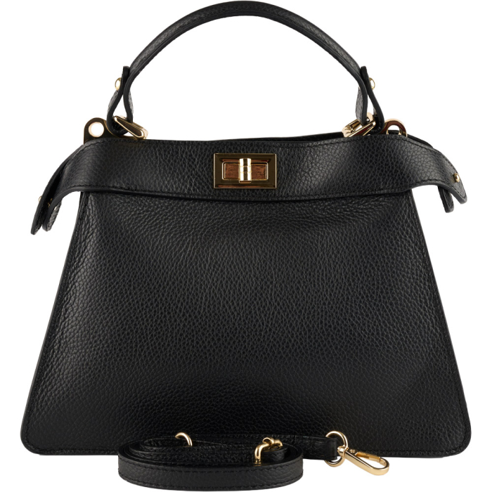 Geanta Nerina din piele 100% naturala,8250 negru [3]