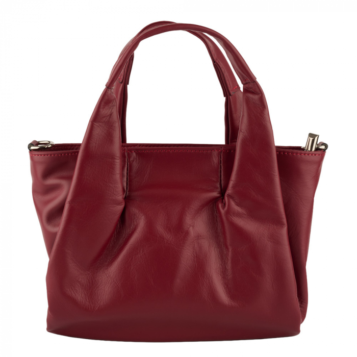 Geantă Perla, piele 100% naturala, bordo , 8238 [2]
