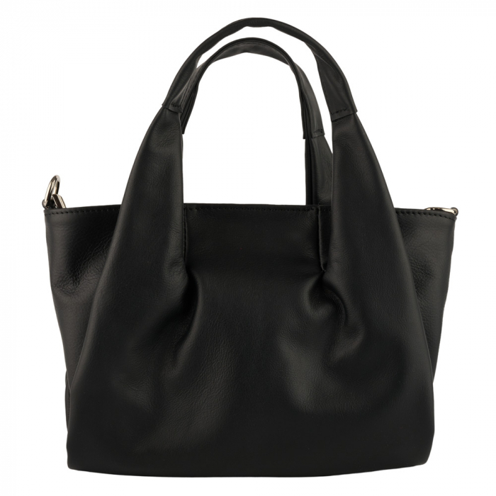 Geantă Perla, piele 100% naturala, negru , 8238 [2]