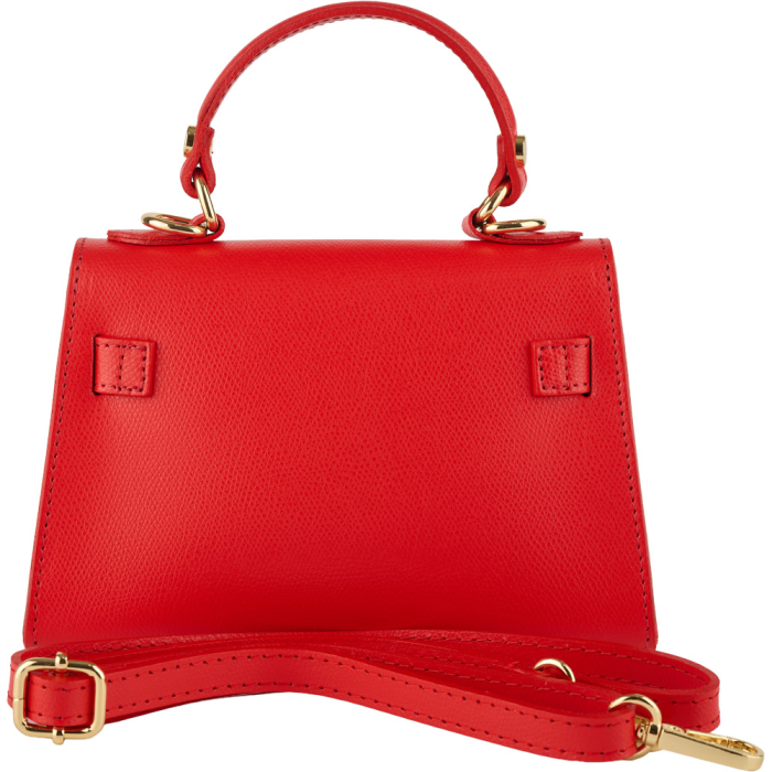 Geanta Pixie din piele 100% naturala,rosu 8234 [3]