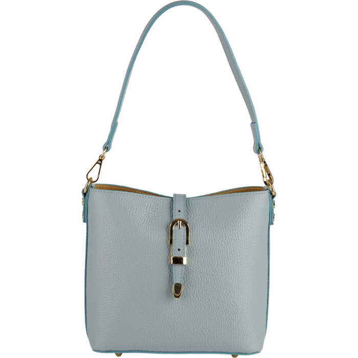 Geanta Rossella din piele 100% naturala ,bleo celeste,8251 [2]