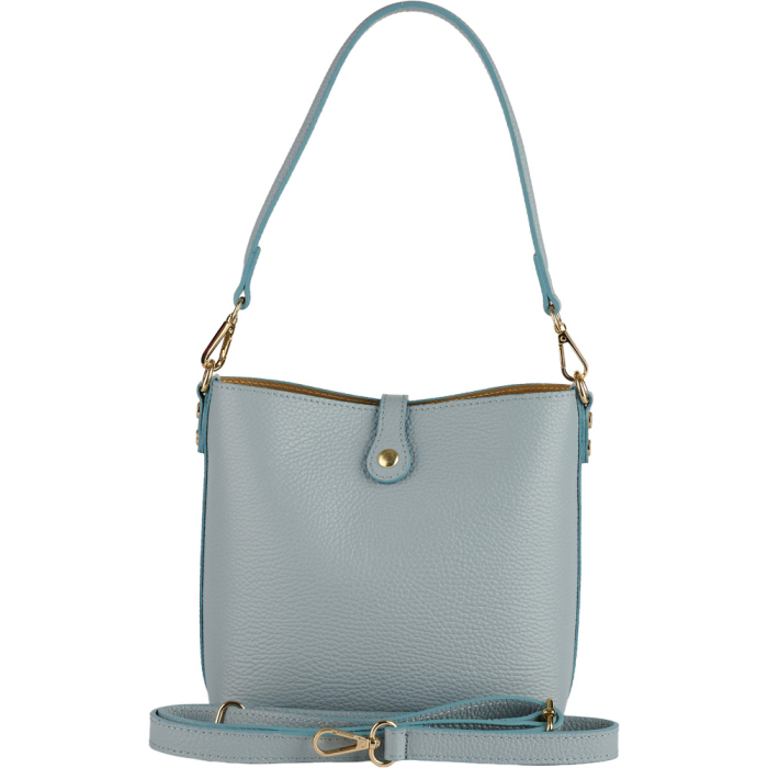 Geanta Rossella din piele 100% naturala ,bleo celeste,8251 [3]