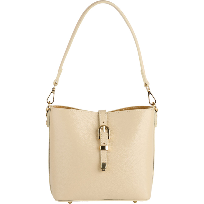 Geanta Rossella din piele 100% naturala crem,8251 [2]