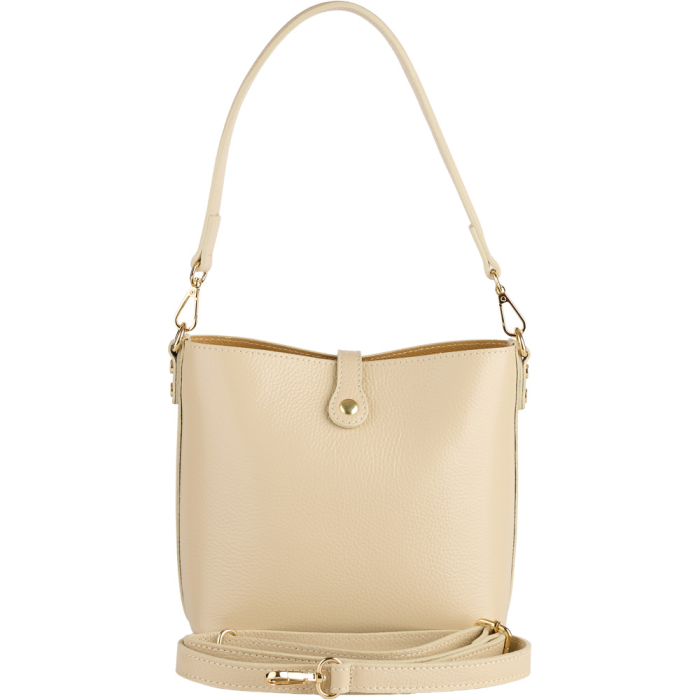 Geanta Rossella din piele 100% naturala crem,8251 [3]