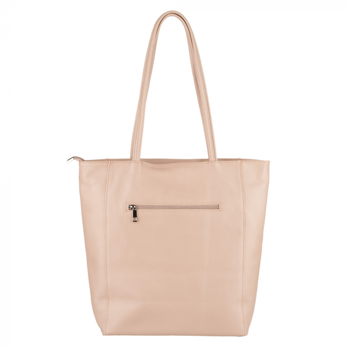 Geantă Shopper Ruthie, din piele naturală roz 8185 [3]
