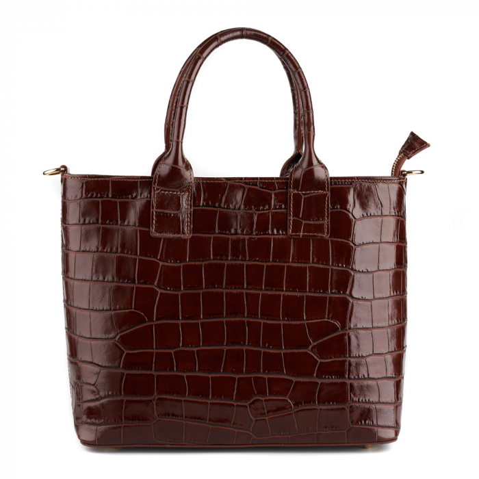 Geanta Sally, din piele naturală coniac, 8192 [2]