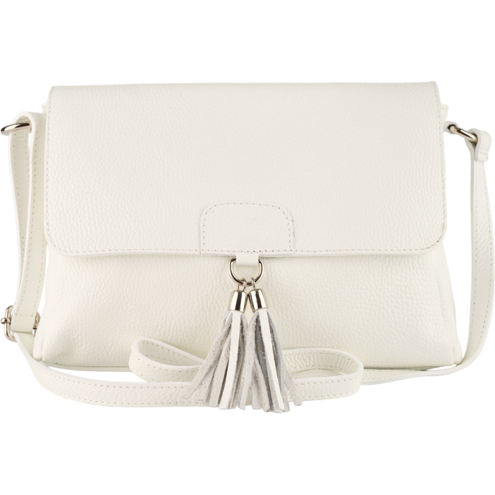 Geantă Serena, din piele 100% naturală alb 8244 [2]
